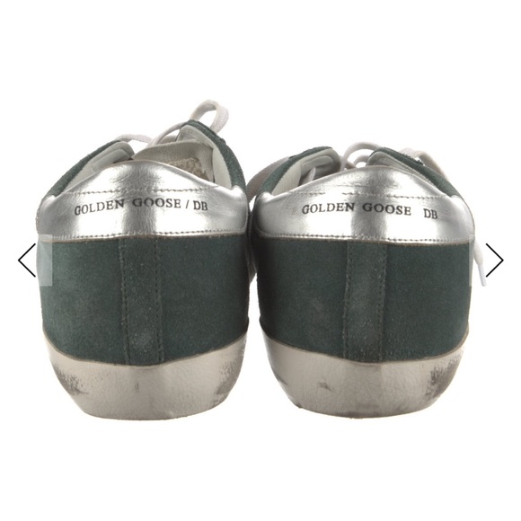 Golden Goose Green and Silver Sneakers - Picture 4 of 4